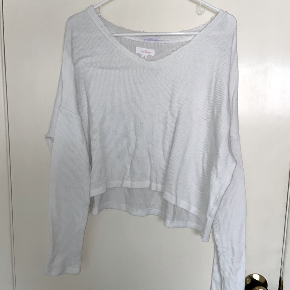 Colsie / Target white thermal top